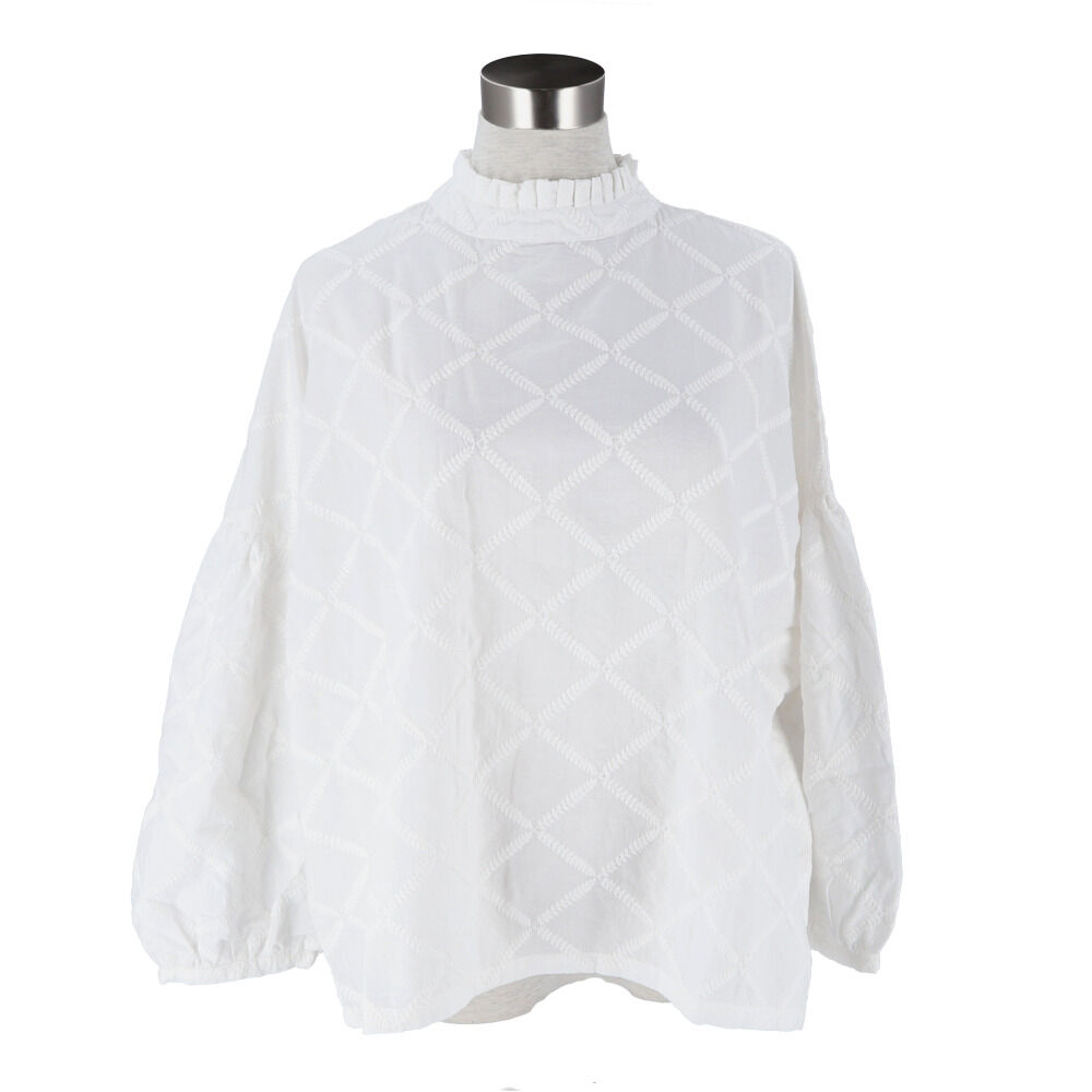 BACKYARD FAMILY「dgy ディージーワイ プルオーバー レディース 長袖 通販 シャツ ブラウス カットソー」|プルオーバー|ホワイト1