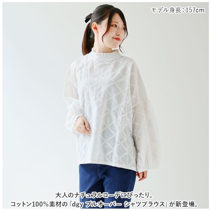 BACKYARD FAMILY「dgy ディージーワイ プルオーバー レディース 長袖 通販 シャツ ブラウス カットソー」|プルオーバー|