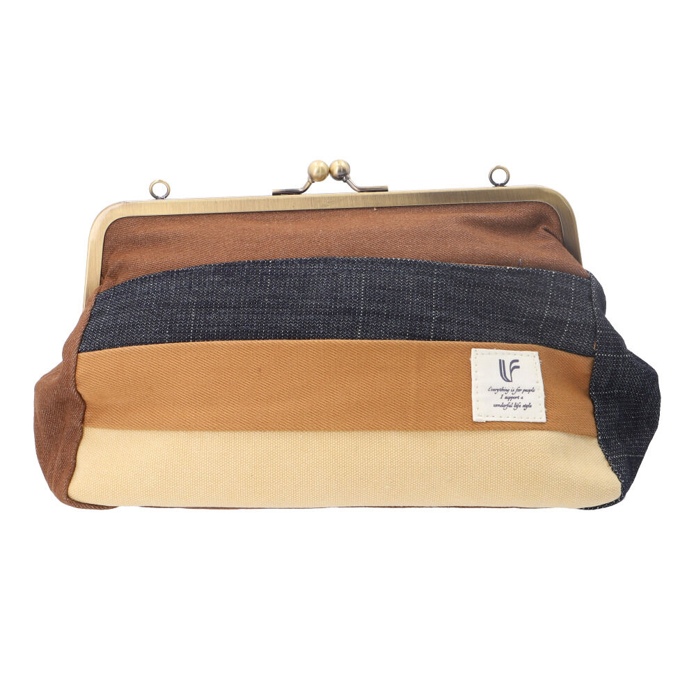 BACKYARD FAMILY「ショルダーバッグ レディース 斜めがけ 大人 小さめ 通販 ショルダーバック 通勤 通学 がま口」|ショルダー・メッセンジャー|ブラウン1