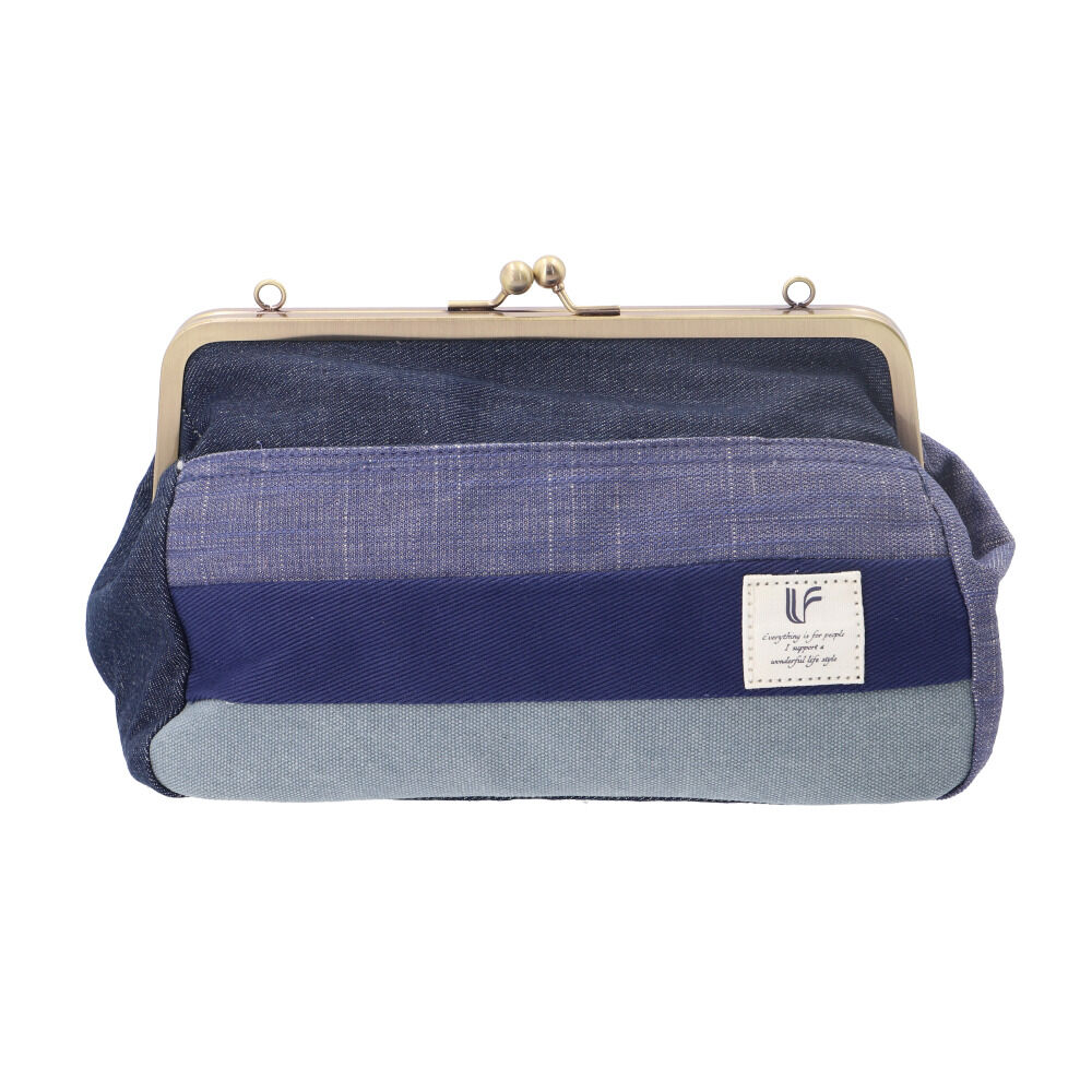 BACKYARD FAMILY「ショルダーバッグ レディース 斜めがけ 大人 小さめ 通販 ショルダーバック 通勤 通学 がま口」|ショルダー・メッセンジャー|ブルー1