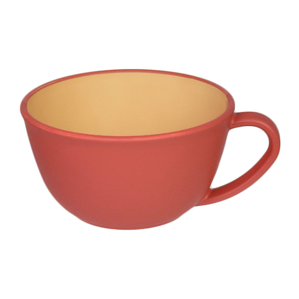 BACKYARD FAMILY「スープカップ おしゃれ 通販 スープボウル 取っ手 大きめ 420ml カップ ボウル 食洗機対応」|食器・キッチングッズ|レッド1