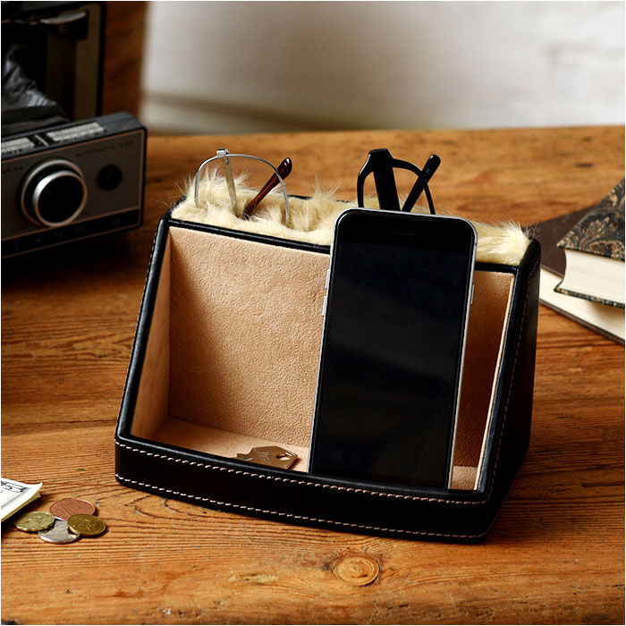 BACKYARD FAMILY「茶谷産業 メガネスタンド 小物入れ レザー 眼鏡スタンド 通販 スマホスタンド メガネ入れ」|その他|