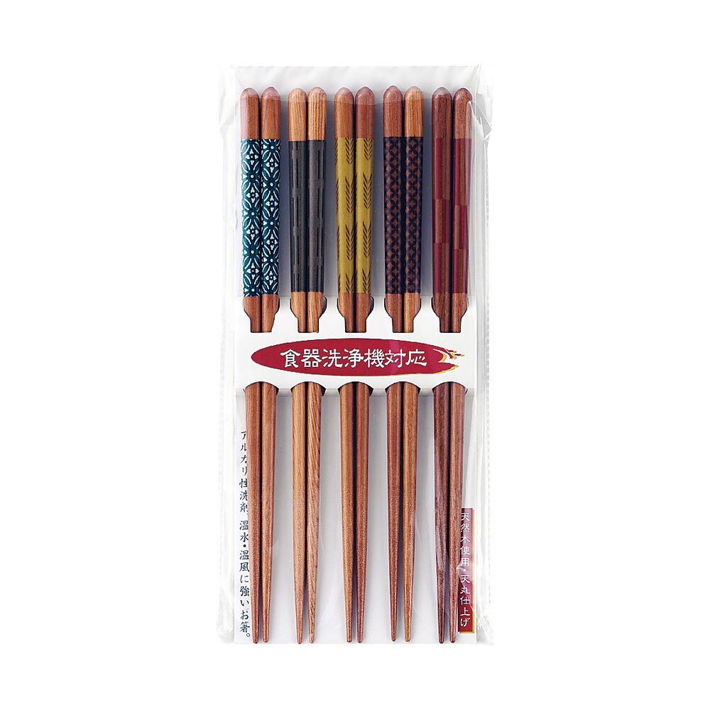 BACKYARD FAMILY「食洗機対応 箸 木製 5膳 通販 お箸 おはし 5膳セット 箸セット お箸セット 食器洗浄機」|食器・キッチングッズ|その他3