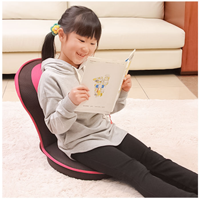 BACKYARD FAMILY「子供用 座椅子 通販 背筋がGUUUN 美姿勢座椅子 コンパクト 座いす 座イス リクライニング」|その他|