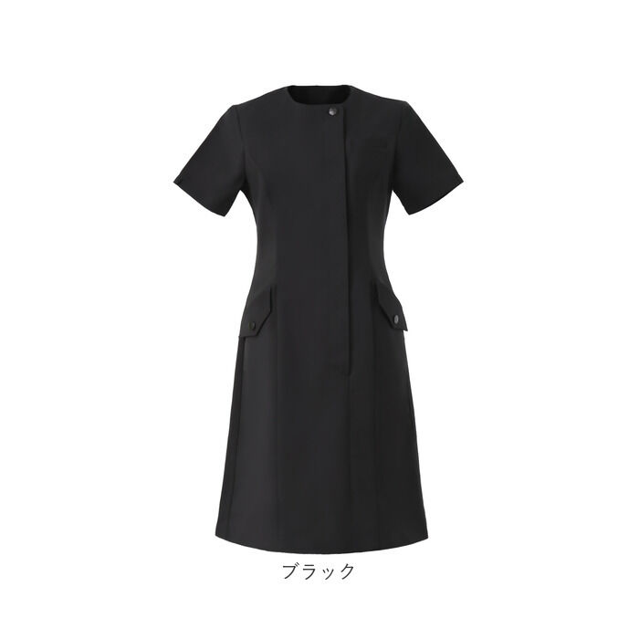 BACKYARD FAMILY「事務 ワンピース 通販 LindeLin LDL-1403 事務服 エステ ユニフォーム 医療事務」|ワンピース|