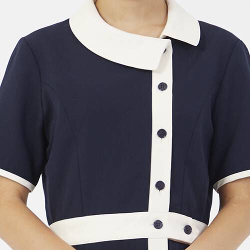 BACKYARD FAMILY「事務 ワンピース 通販 Veriella 12 事務服 エステ ユニフォーム 医療事務 制服」|ワンピース|