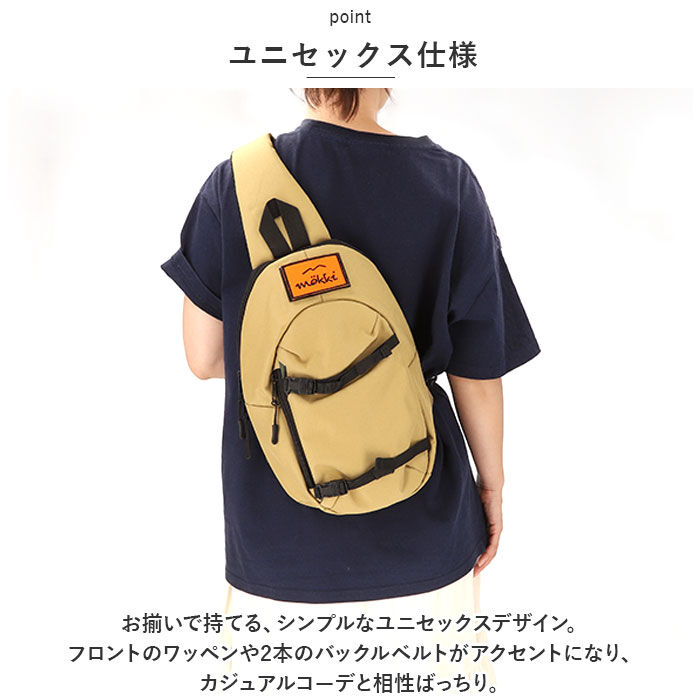 BACKYARD FAMILY「ボディバッグ 大容量 通販 ボディバック mokki ウエストポーチ メッセンジャーバッグ」|その他|