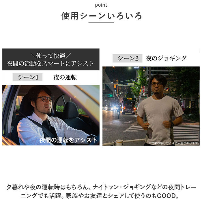 BACKYARD FAMILY「夜間 運転 サングラス メガネの上から 通販 運転用 クリップオン 跳ね上げ クリップオン型」|サングラス|