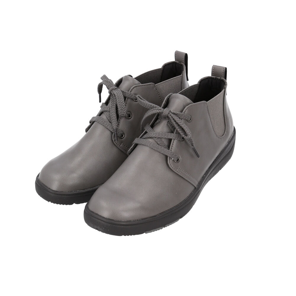 BACKYARD FAMILY「パンジー Pansy スニーカー PS1454 通販 レディース 靴 3E 高齢者 シューズ」|スリッポン|グレー1