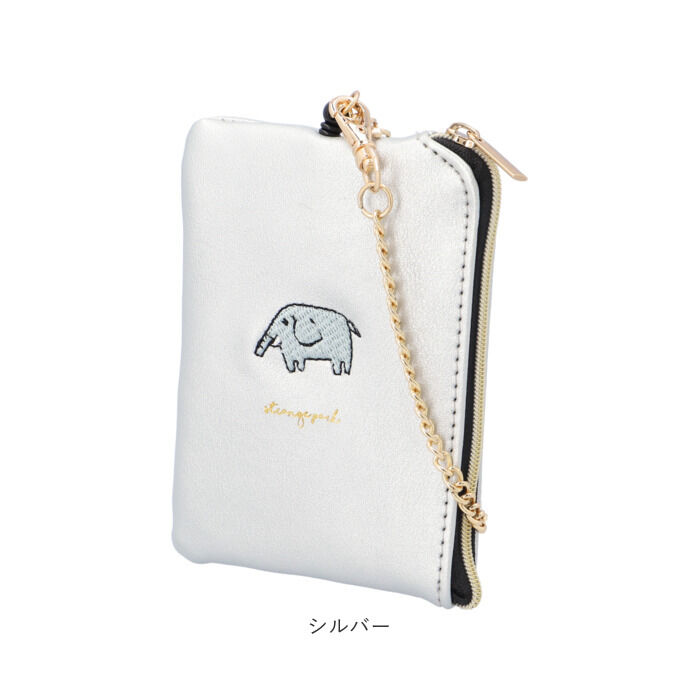 BACKYARD FAMILY「コインケース キーリング付 通販 小銭入れ 小物入れ ポーチ リール付き 財布 サイフ さいふ」|コインケース|