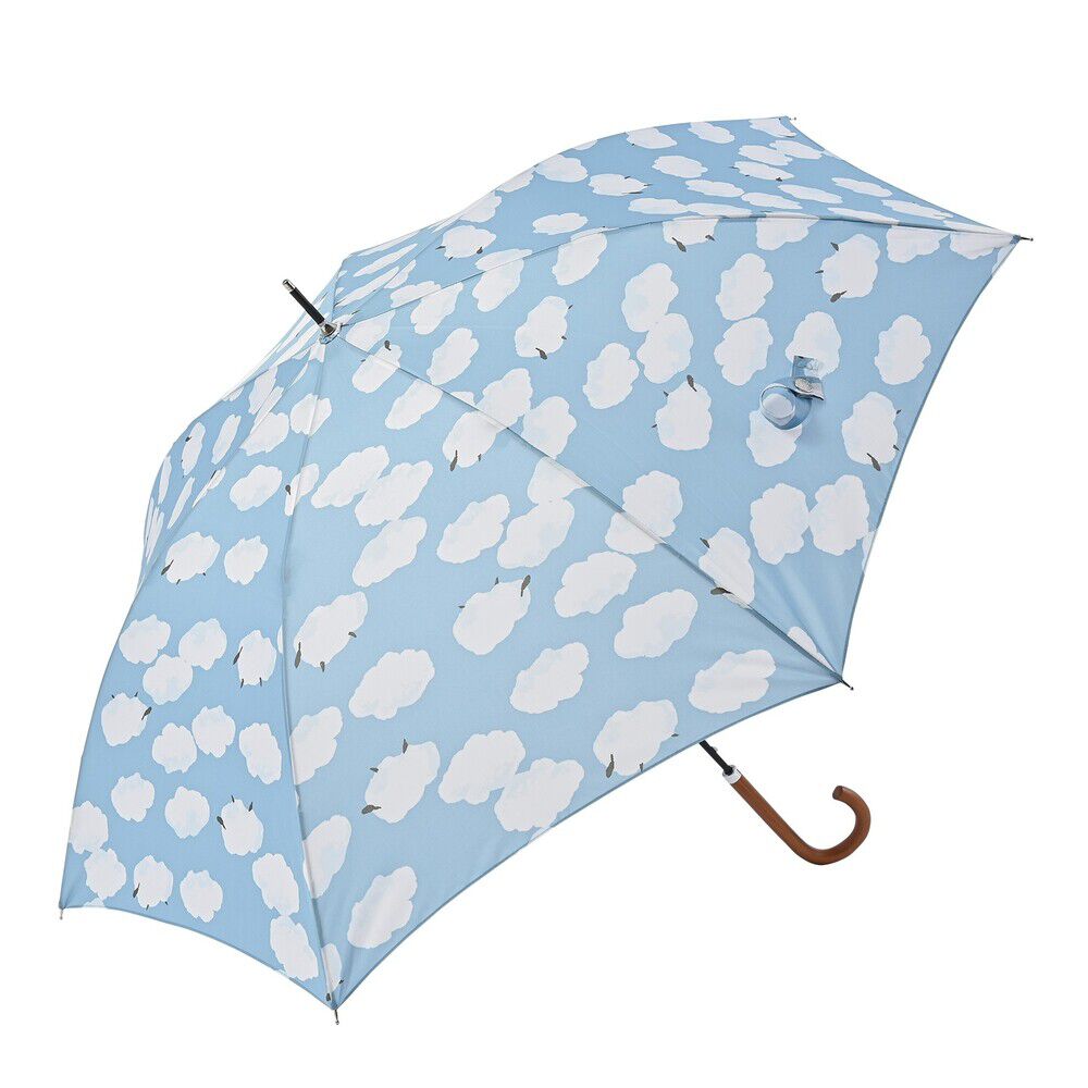 BACKYARD FAMILY「ニフティカラーズ 長傘 通販 nifty colors 傘 レディース ジャンプ 大きめ 60cm」|傘|ブルー3