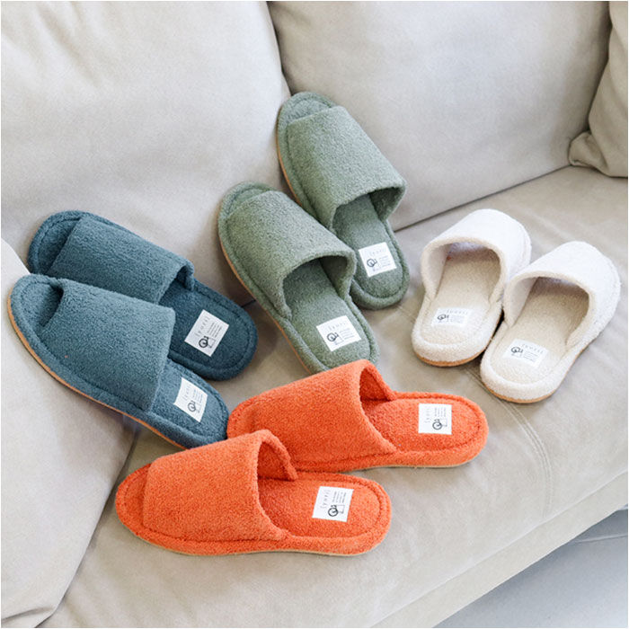 BACKYARD FAMILY「洗える タオル地 スリッパ 通販 yoriスリッパ 洗えるスリッパ yoriパイルスタンダード」|ルームシューズ|