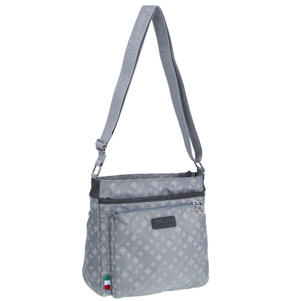 BACKYARD FAMILY「アンナクリスティーナ バッグ 通販 ショルダーバッグ ショルダーバック 斜めがけバッグ レディース」|ショルダー・メッセンジャー|グレー1