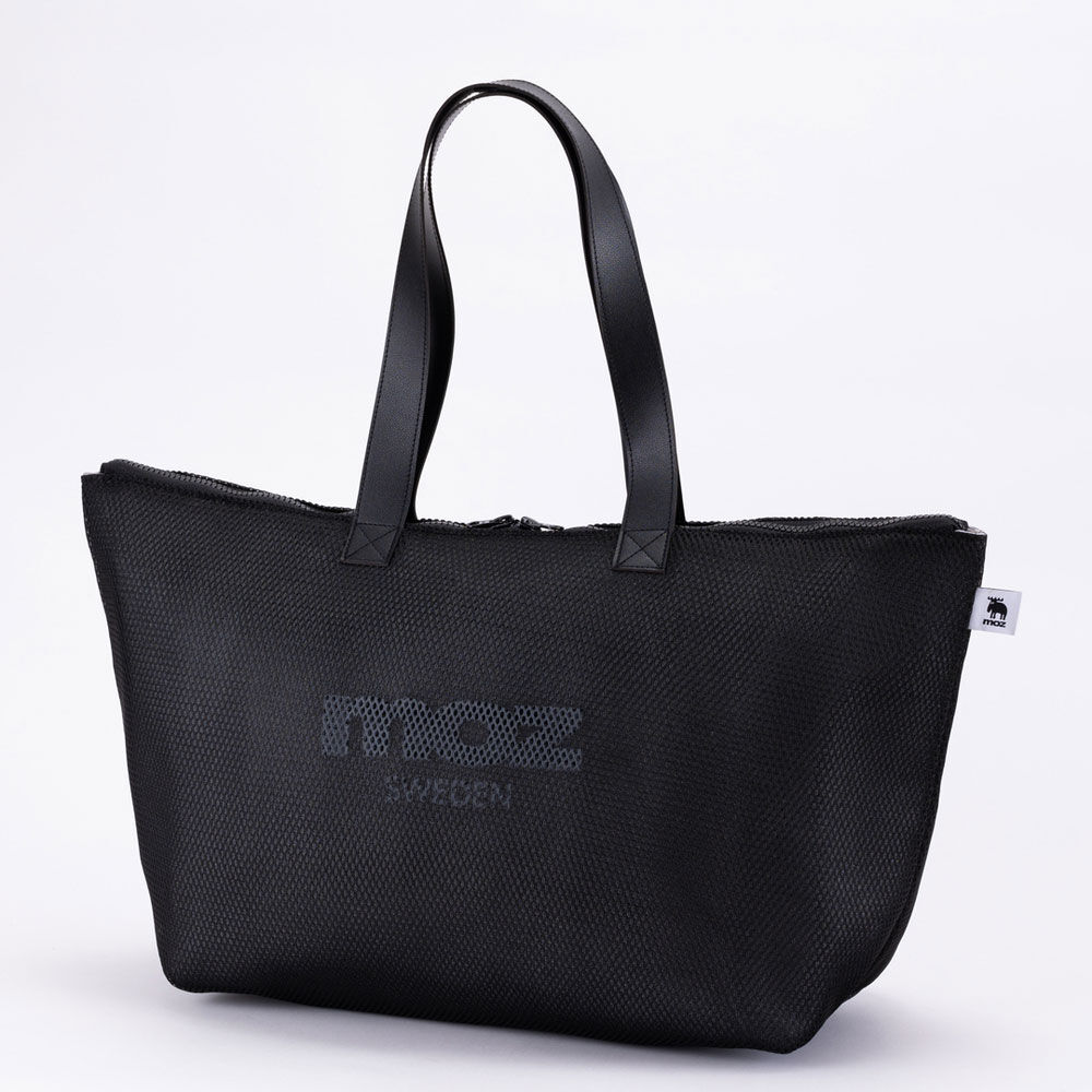 moz「エコバッグ moz モズ 通販 メッシュ保冷バッグ L 保冷バック エコバック ショッピングバッグ」|トートバッグ|ブラック1