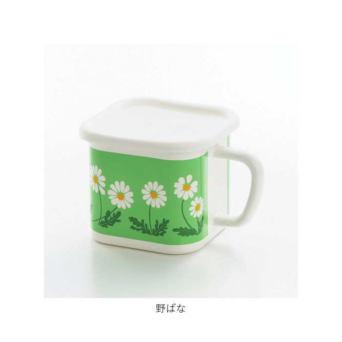 BACKYARD FAMILY「ホーロー 保存容器 アデリアレトロ 通販 琺瑯 ほうろう シール容器 耐熱 加熱 IH対応」|食器・キッチングッズ|