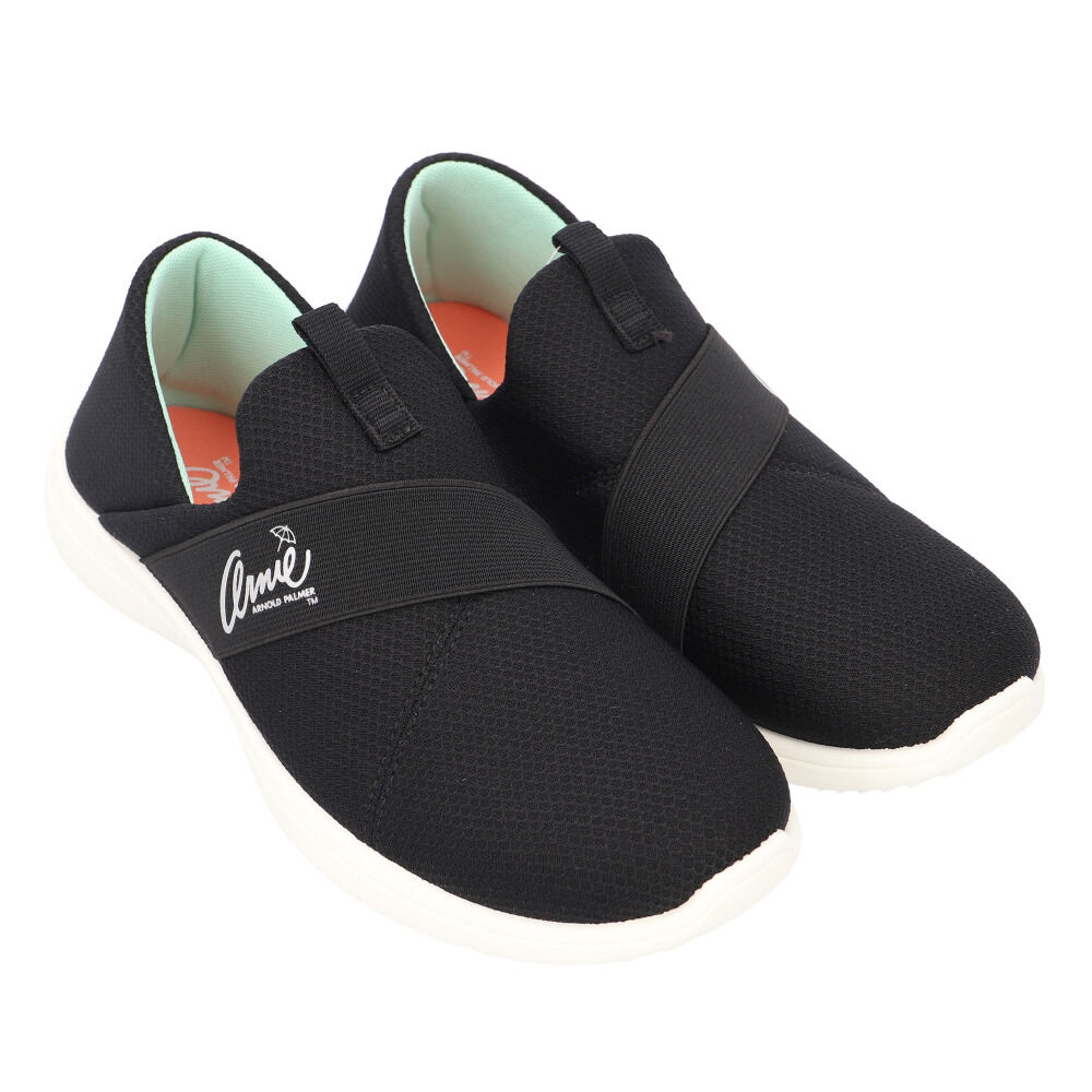 BACKYARD FAMILY「Arnold Palmer アーノルドパーマー レディース カジュアルシューズ 通販」|スリッポン|ブラック1