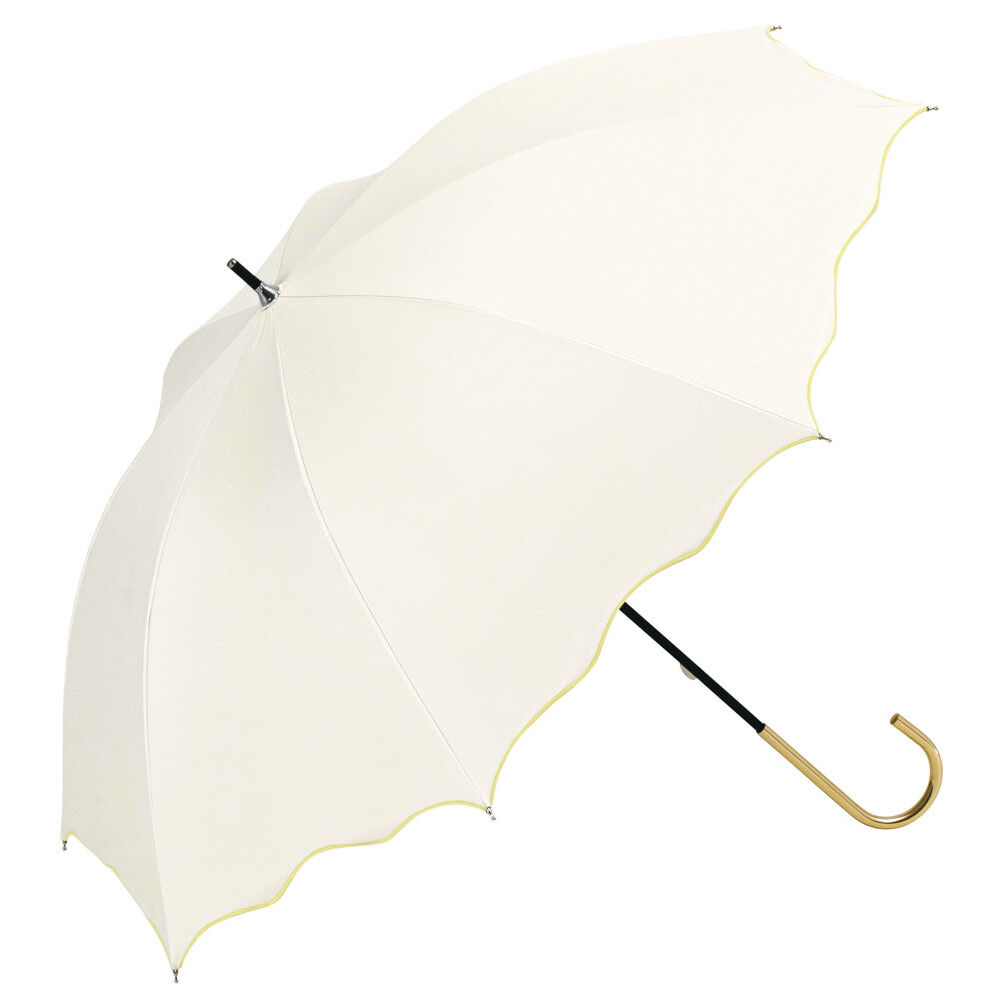 BACKYARD FAMILY「because ビコーズ 晴雨兼用 長傘 通販 雨傘 日傘 晴雨兼用傘 傘 かさ カサ 婦人傘」|傘|ホワイト1