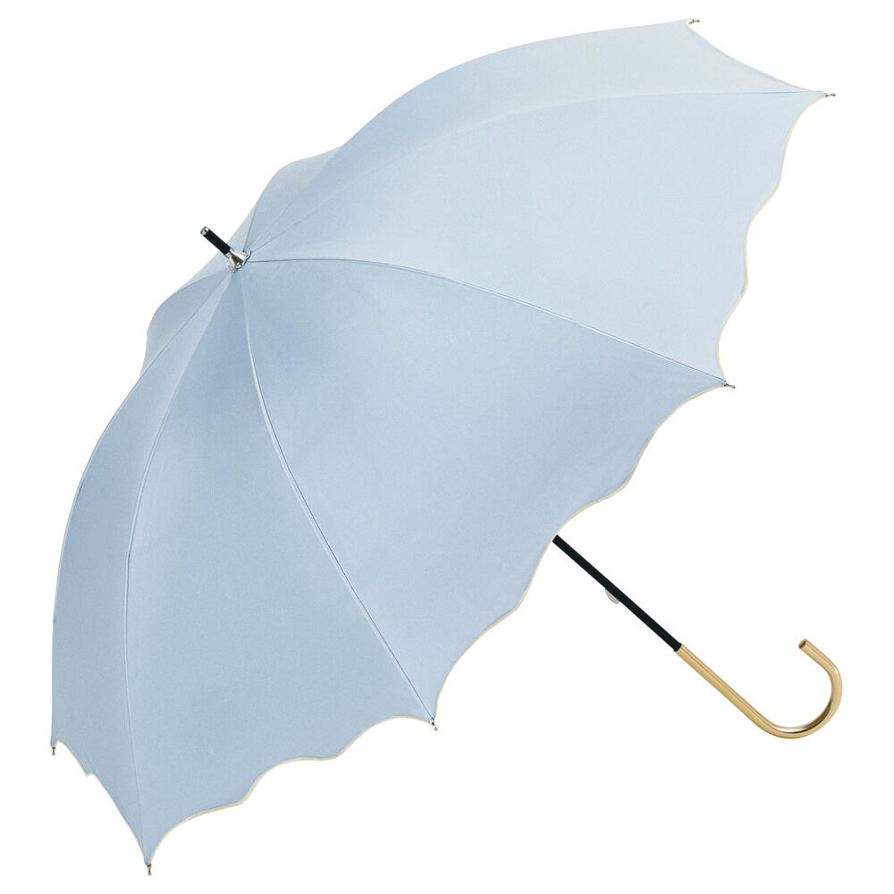 BACKYARD FAMILY「because ビコーズ 晴雨兼用 長傘 通販 雨傘 日傘 晴雨兼用傘 傘 かさ カサ 婦人傘」|傘|ブルー1