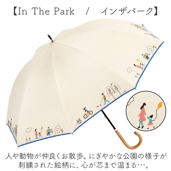 BACKYARD FAMILY「because ビコーズ 晴雨兼用 長傘 通販 雨傘 日傘 晴雨兼用傘 傘 かさ カサ 婦人傘」|傘|