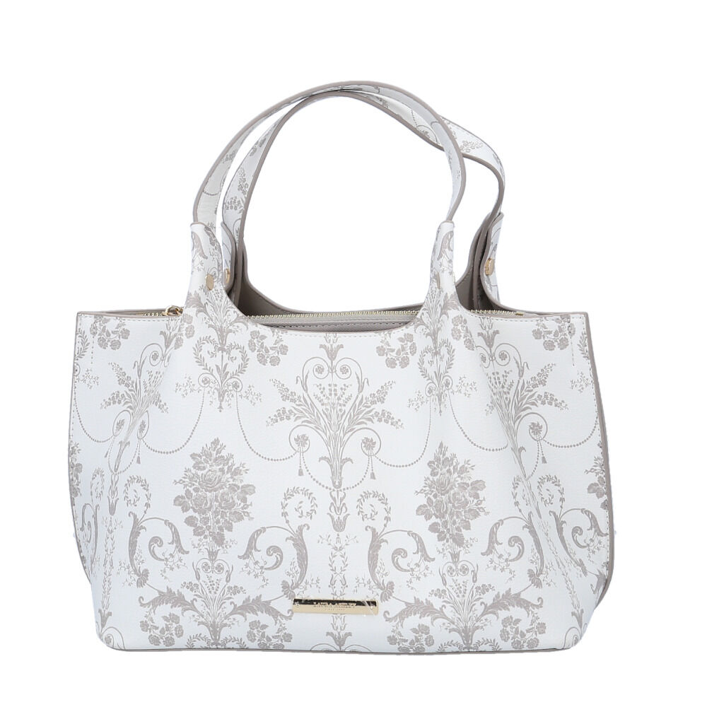 BACKYARD FAMILY「ローラアシュレイ バッグ LAURA ASHLEY ILPC-01 通販 トートバッグ」|トートバッグ|ホワイト1