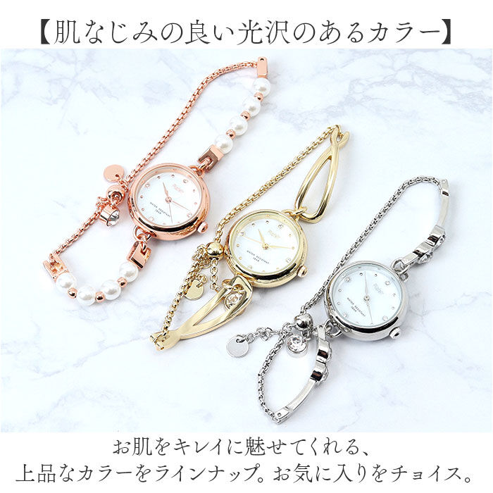 BACKYARD FAMILY「plaisir 時計 NTK-30 通販 腕時計 ニッケルフリー リストウォッチ レディース」|腕時計|