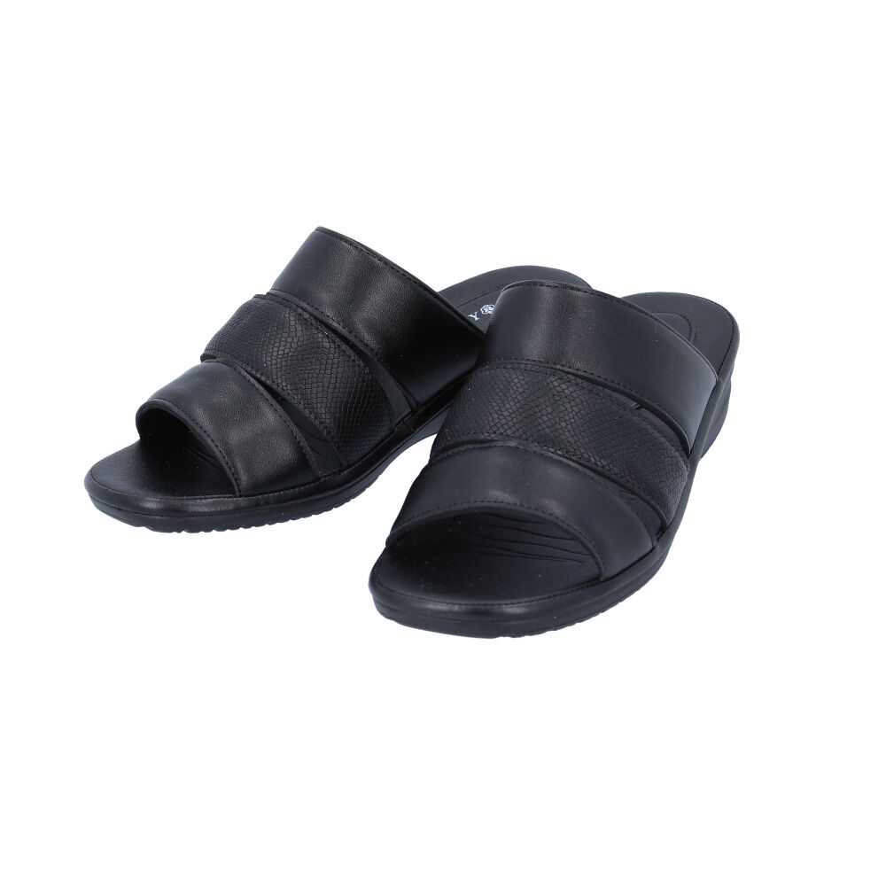 BACKYARD FAMILY「パンジー Pansy サンダル 6733 通販 デイリーサンダル レディース つっかけ」|サンダル|ブラック1