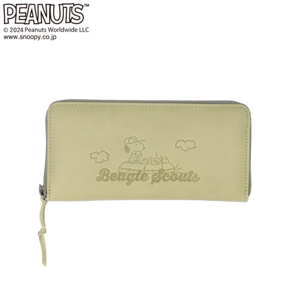 BACKYARD FAMILY「PEANUTS ピーナッツ 長財布 73066 通販 財布 お財布 さいふ サイフ」|財布|グリーン1
