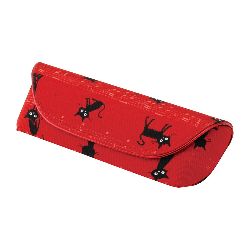 BACKYARD FAMILY「メガネケース おしゃれ 通販 眼鏡ケース セミ ハード めがねケース 可愛い 猫 犬 ねこ ネコ」|その他|レッド1