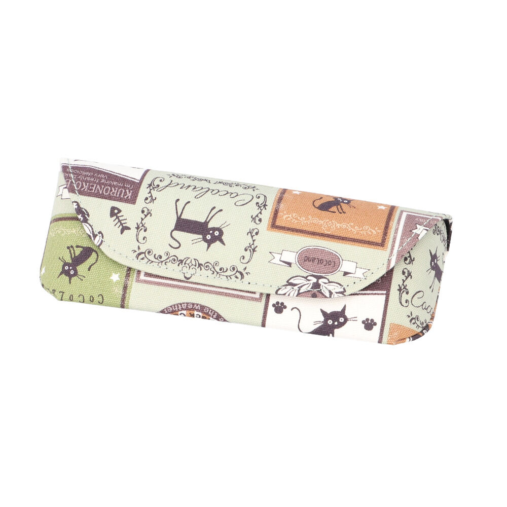 BACKYARD FAMILY「メガネケース おしゃれ 通販 眼鏡ケース セミ ハード めがねケース 可愛い 猫 犬 ねこ ネコ」|その他|グリーン1