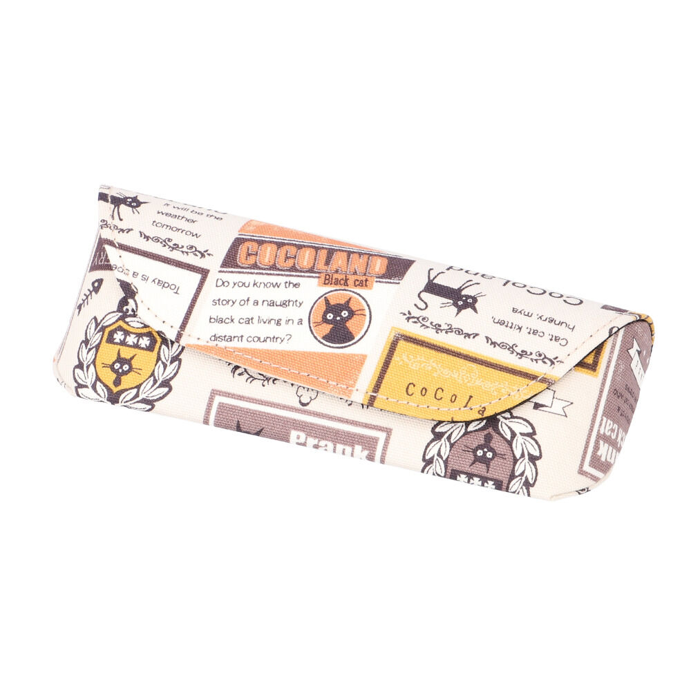 BACKYARD FAMILY「メガネケース おしゃれ 通販 眼鏡ケース セミ ハード めがねケース 可愛い 猫 犬 ねこ ネコ」|その他|ベージュ5