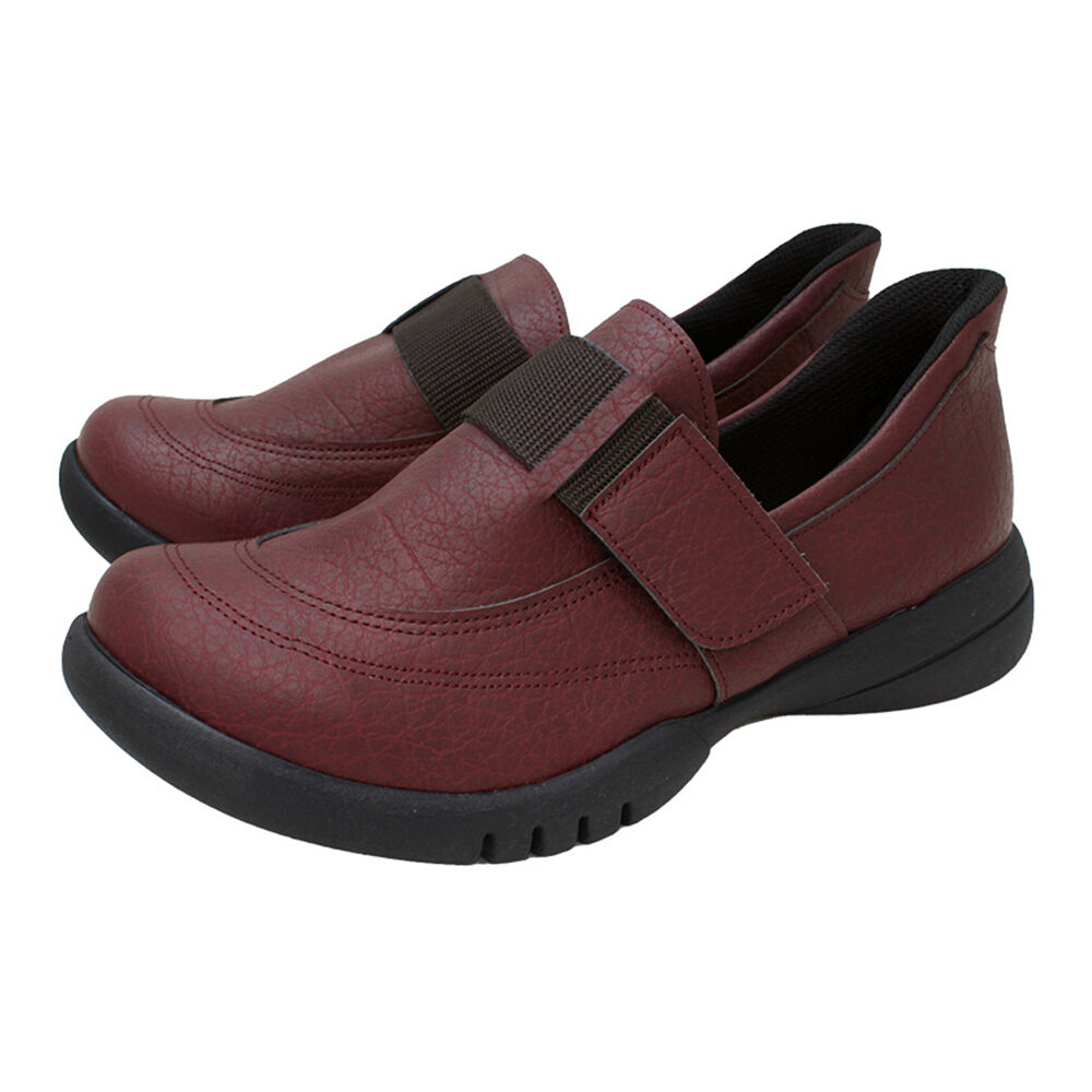 BACKYARD FAMILY「リゲッタ Re:getA 靴 R331 通販 日本製 スットオン ハンズフリーシューズ リゲッタ靴」|スリッポン|レッド1