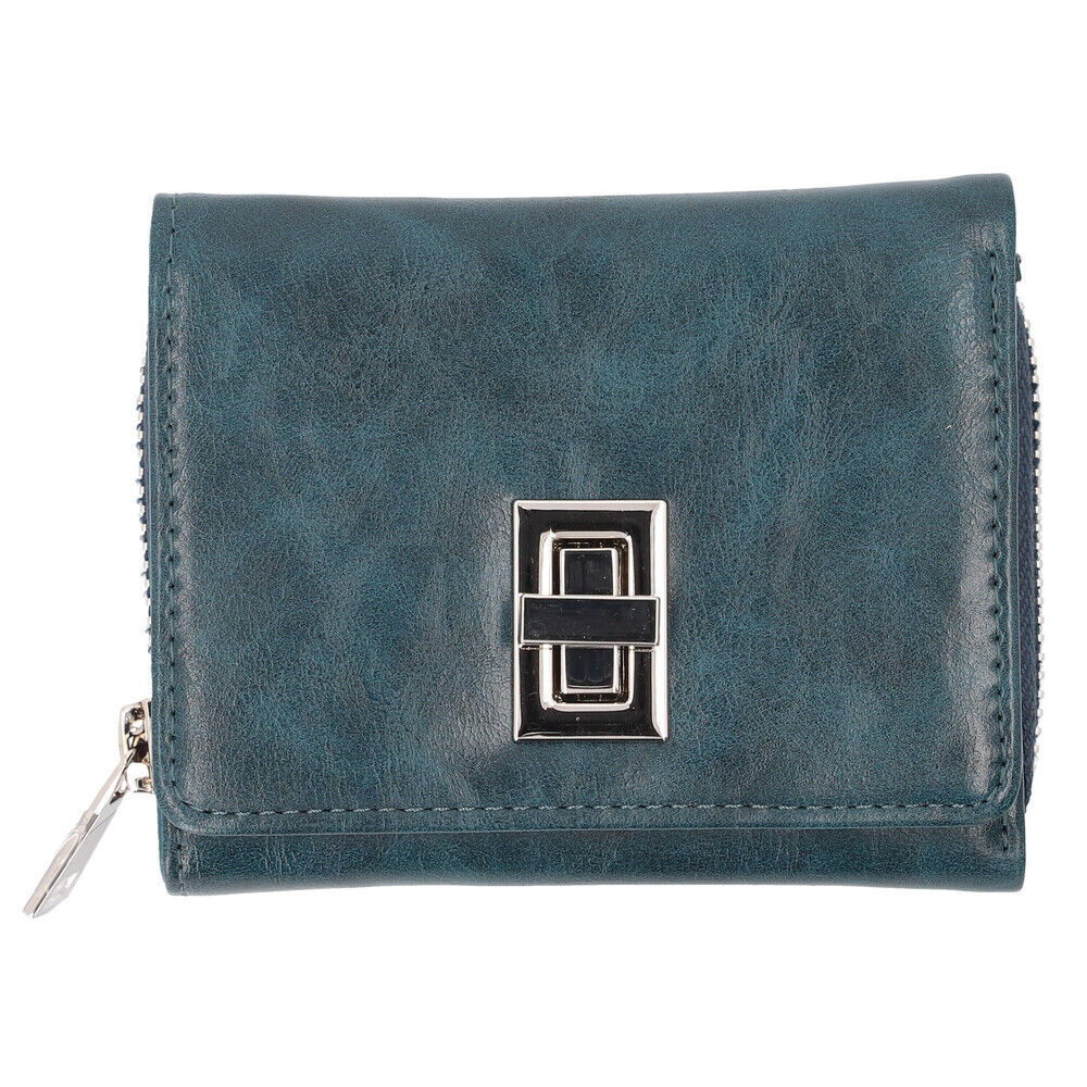 BACKYARD FAMILY「Rename リネーム 三つ折り財布 通販 三つ折り 財布 折り財布 お財布 おさいふ サイフ」|財布|ブルー1