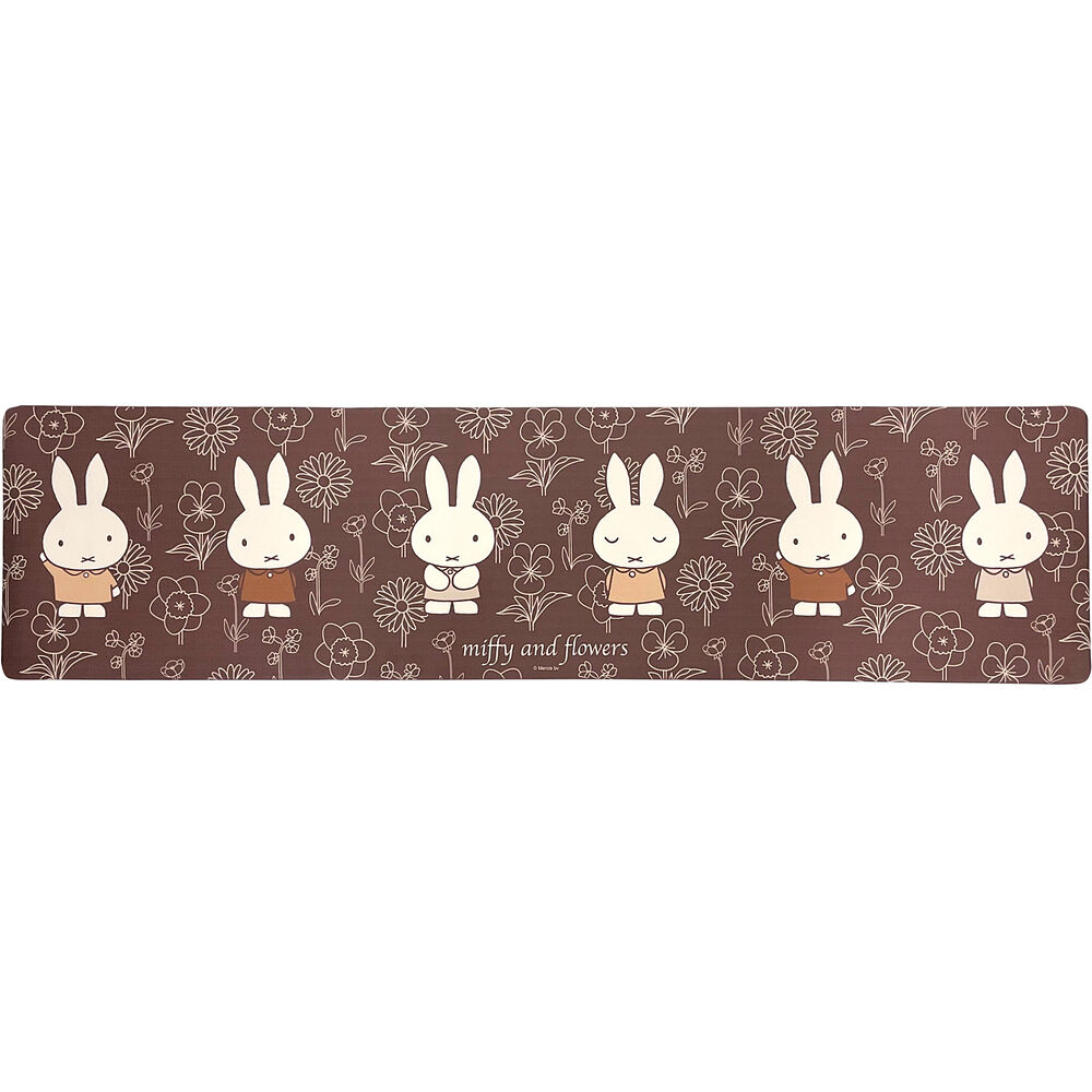 BACKYARD FAMILY「キッチンマット 拭ける 180 通販 45&times;180cm フロアマット ロングマット キッチン 台所」|その他|ブラウン2