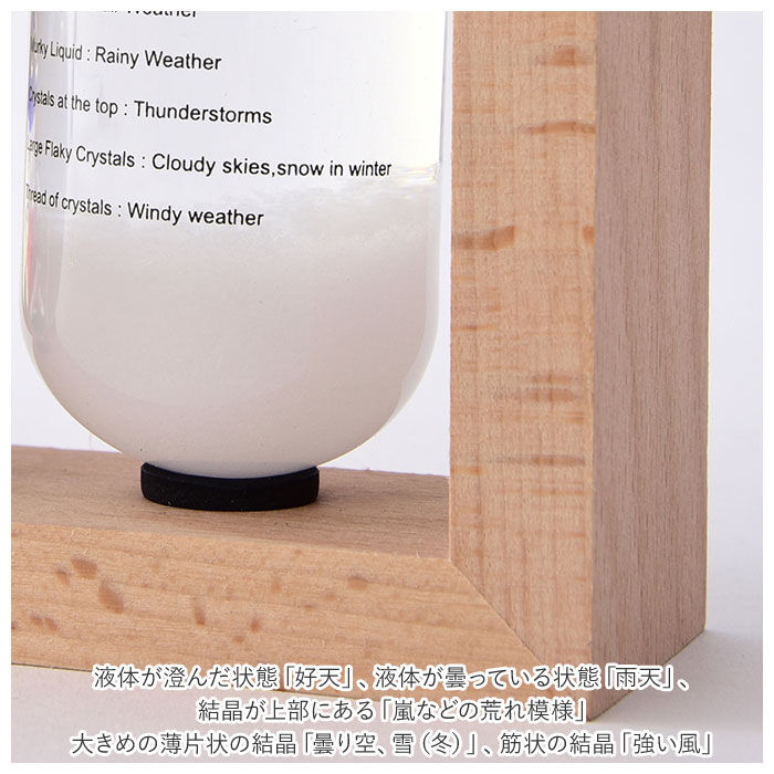 BACKYARD FAMILY「温度計＆ストームグラス 通販 気象計 天気予報 温度計 天気管 ガリレオ温度計 ガリレオ」|その他|