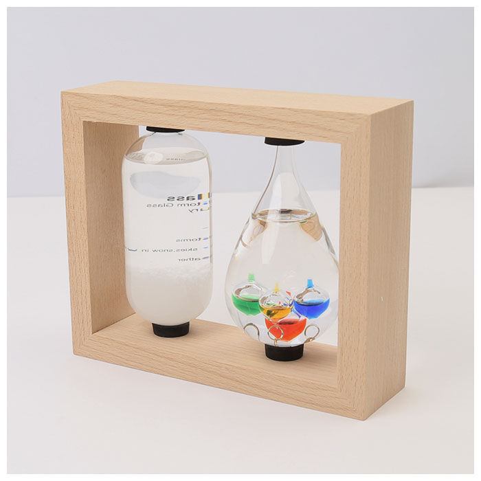 BACKYARD FAMILY「温度計＆ストームグラス 通販 気象計 天気予報 温度計 天気管 ガリレオ温度計 ガリレオ」|その他|