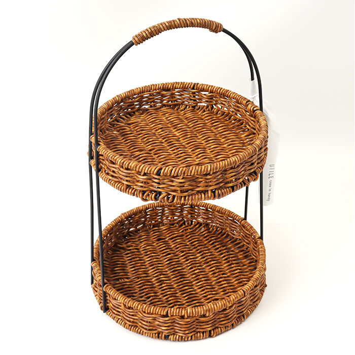 BACKYARD FAMILY「アフタヌーンティースタンド 通販 UTILE ユティル ラウンドラック ケーキスタンド バスケット」|その他|