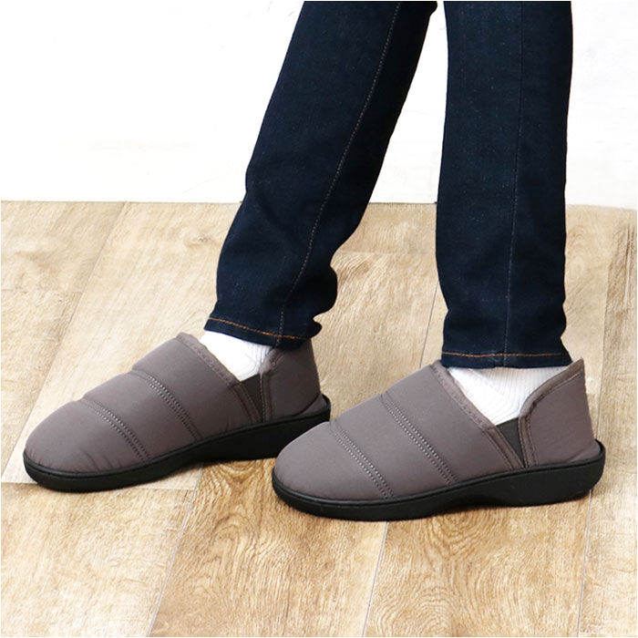 BACKYARD FAMILY「キルトシューズ モックシューズ 通販 キルト シューズ カジュアルシューズ 靴 くつ インソール」|スリッポン|