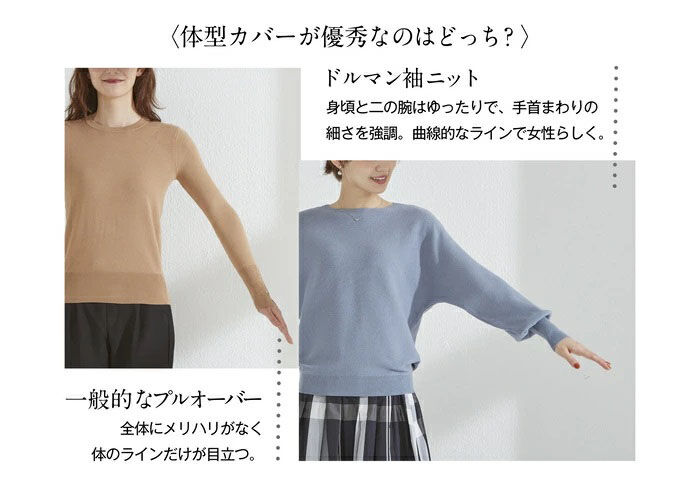 BACKYARD FAMILY「ニット レディース 長袖 通販 セーター トップス ボートネック ドルマンスリーブ きれいめ」|ニット・セーター|