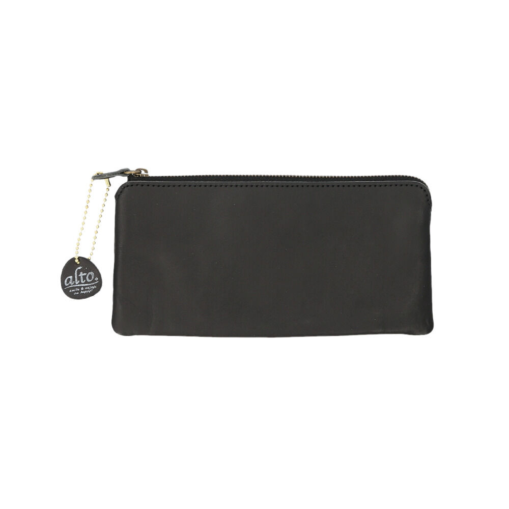 BACKYARD FAMILY「alto 財布 アルト AMSW-0052 通販 日本製 長財布 長サイフ なが財布 小銭入れあり」|財布|ブラック1