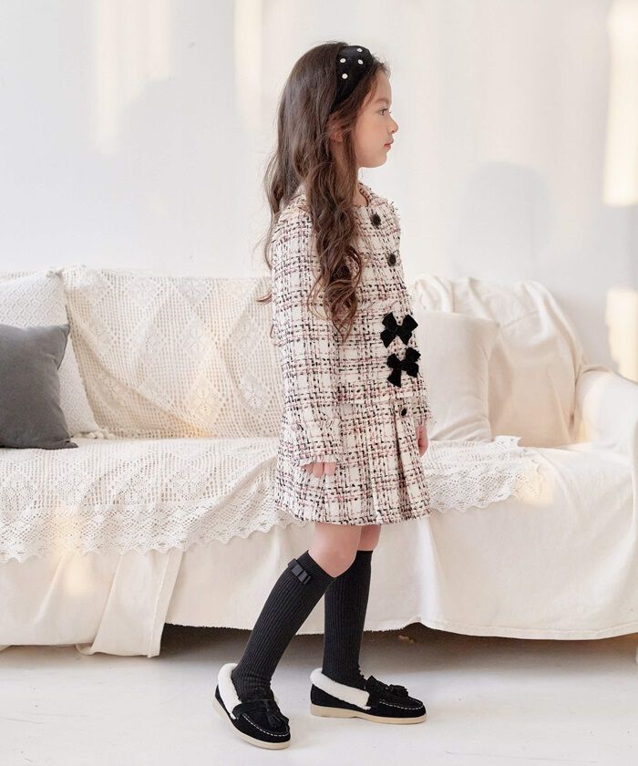 BACKYARD FAMILY「キッズ スーツ 入学式 女の子 通販 ツイード セットアップ 42202102 フォーマルスーツ」|その他|