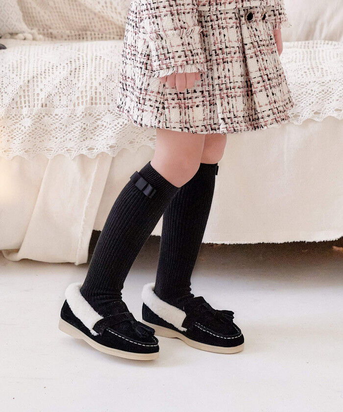 BACKYARD FAMILY「靴下 キッズ 女の子 ハイソックス 通販 長靴下 46092102 ソックス シャープハイソックス」|ソックス|