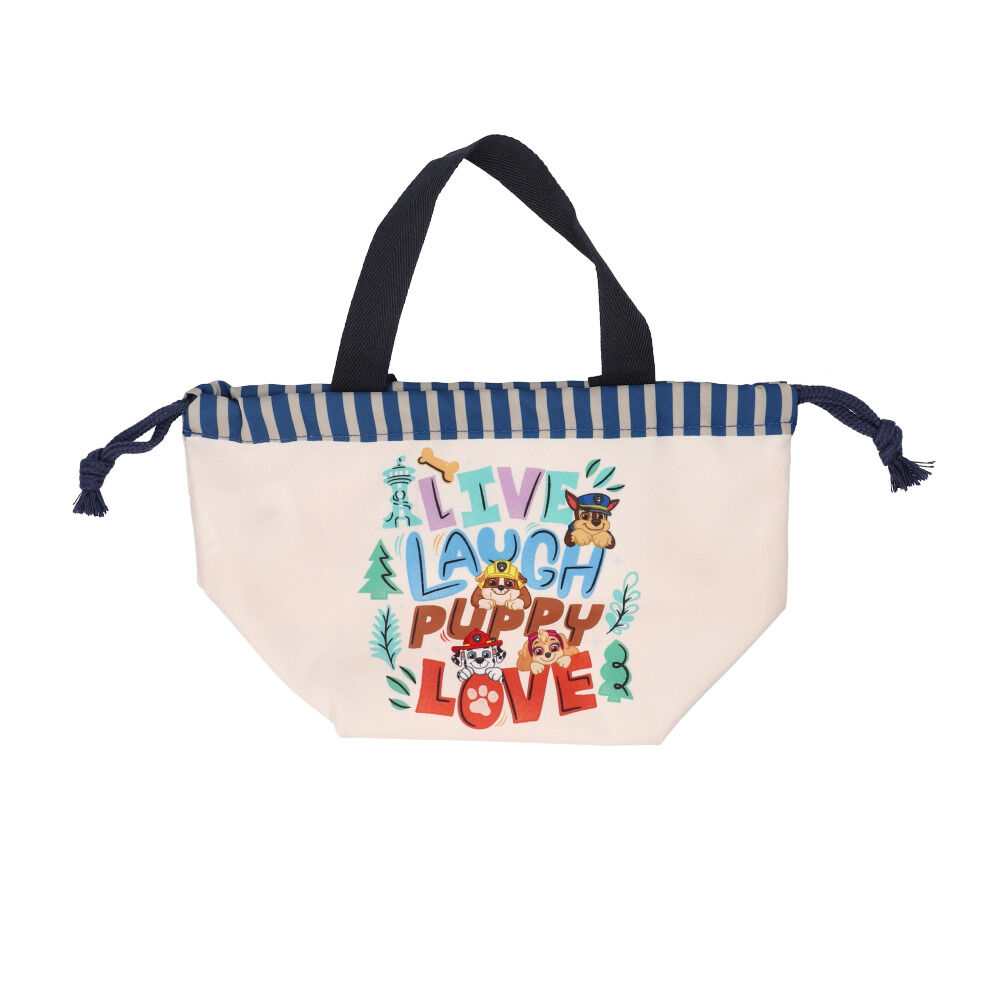 BACKYARD FAMILY「巾着袋 マチ付き 通販 ランチ巾着 マチ付き巾着袋 お弁当ぶくろ お弁当バッグ お弁当箱入れ」|食器・キッチングッズ|ホワイト3