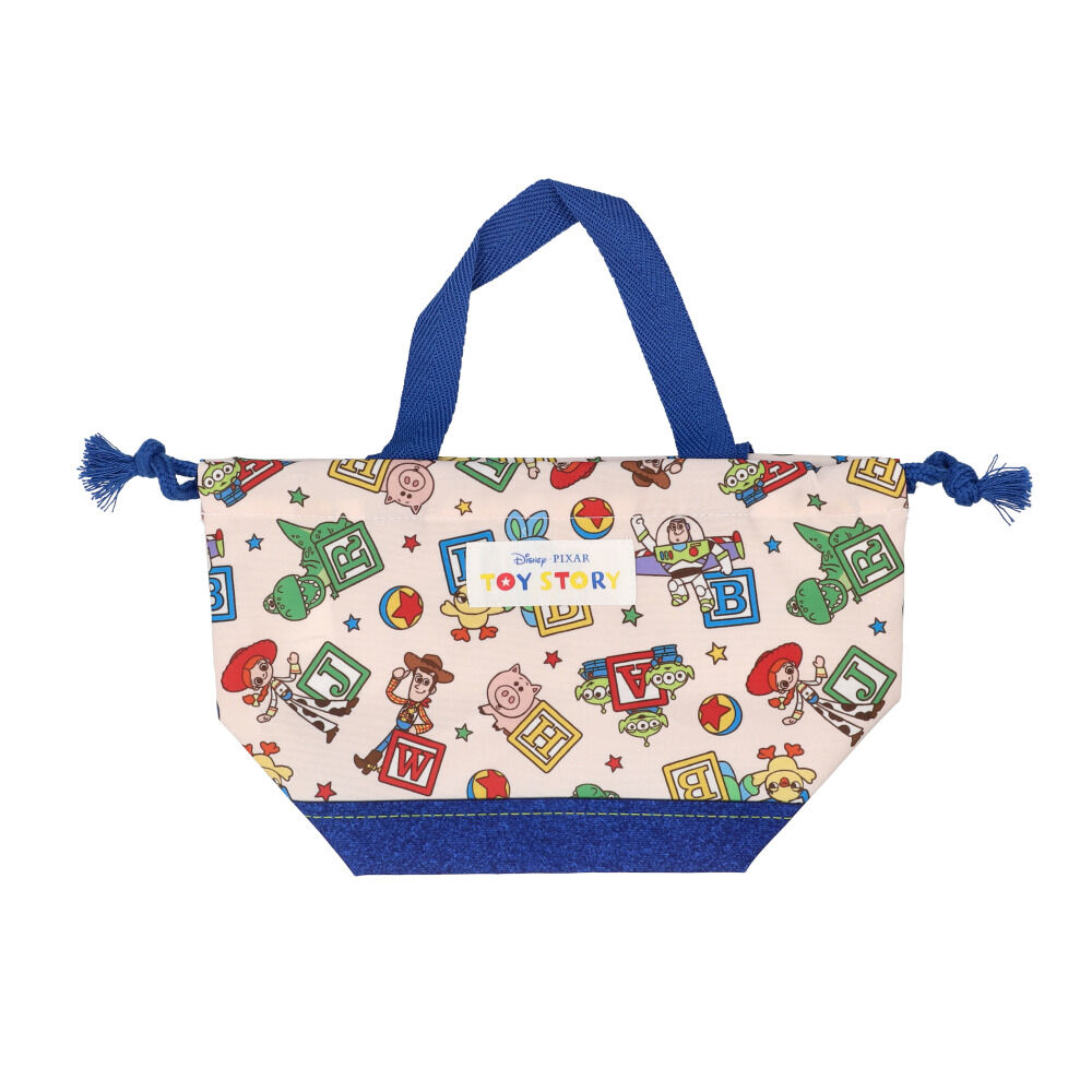 BACKYARD FAMILY「巾着袋 マチ付き 通販 ランチ巾着 マチ付き巾着袋 お弁当ぶくろ お弁当バッグ お弁当箱入れ」|食器・キッチングッズ|ブラック1