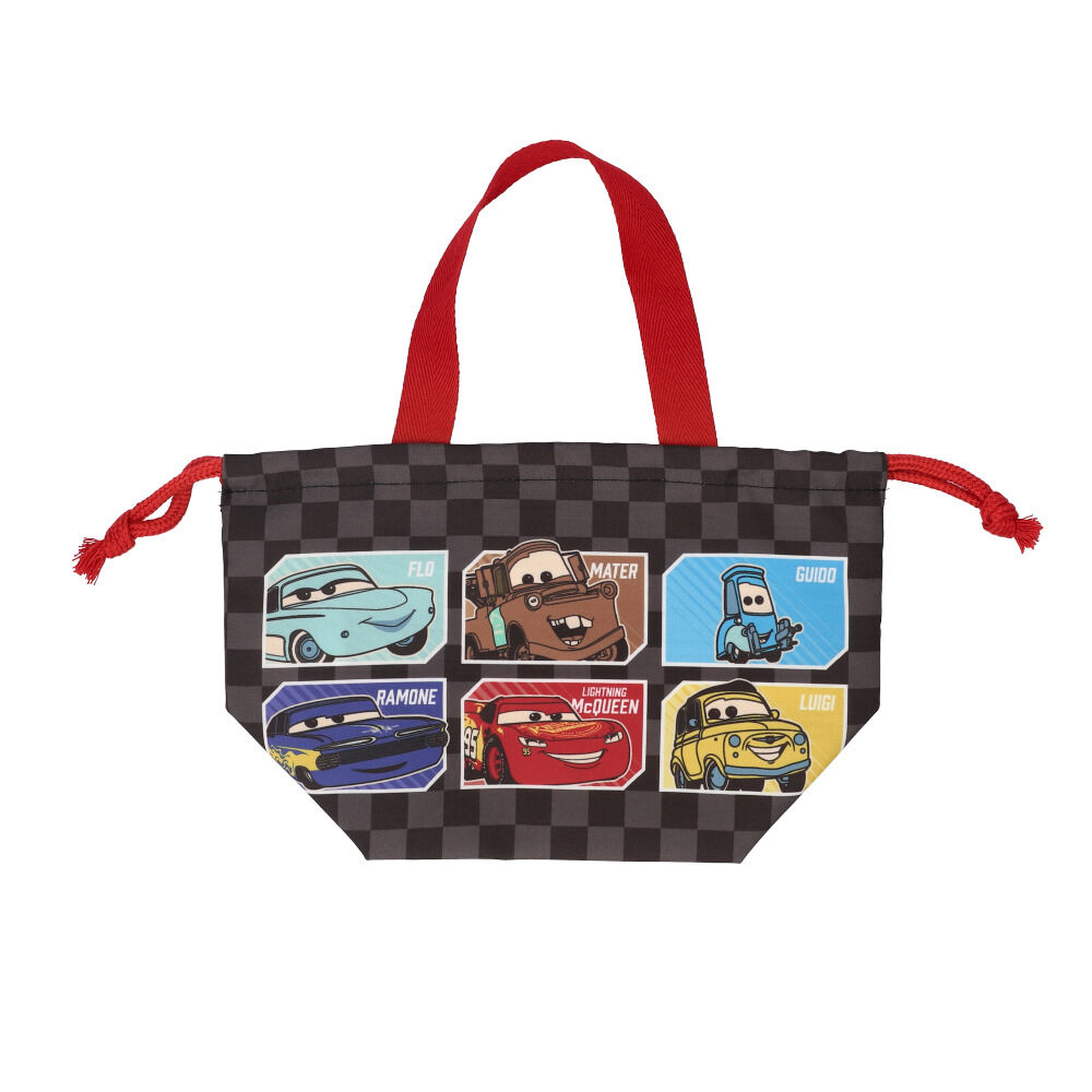 BACKYARD FAMILY「巾着袋 マチ付き 通販 ランチ巾着 マチ付き巾着袋 お弁当ぶくろ お弁当バッグ お弁当箱入れ」|食器・キッチングッズ|ブラック2