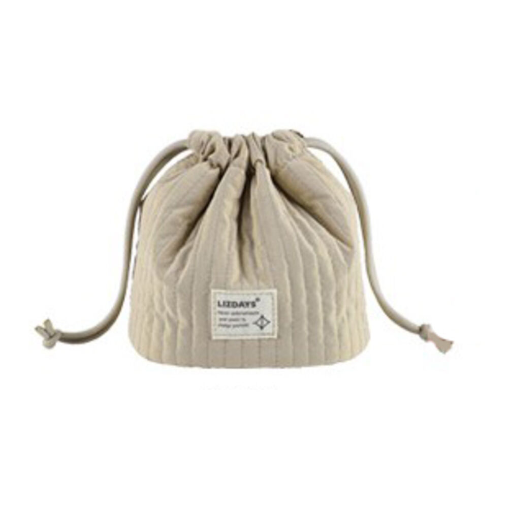 BACKYARD FAMILY「巾着 ポーチ レディース 通販 メイクポーチ コスメポーチ 化粧ポーチ 小物入れ LIZDAYS」|ポーチ|ベージュ1