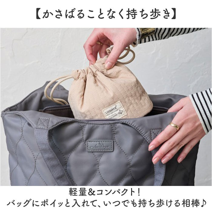 BACKYARD FAMILY「巾着 ポーチ レディース 通販 メイクポーチ コスメポーチ 化粧ポーチ 小物入れ LIZDAYS」|ポーチ|