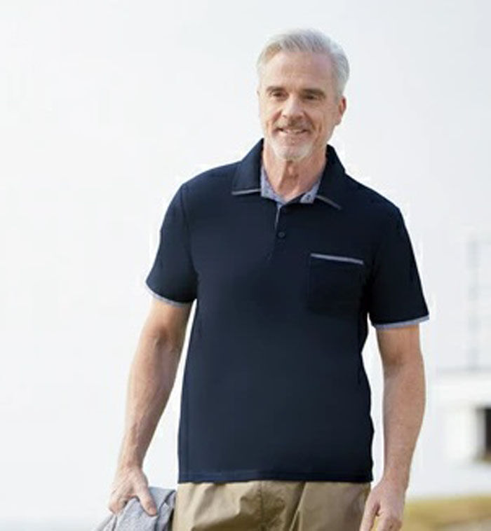 BACKYARD FAMILY「ポロシャツ メンズ 半袖 通販 半袖ポロシャツ メンズポロシャツ 涼しい Ｗ衿ポロシャツ 男性」|その他|