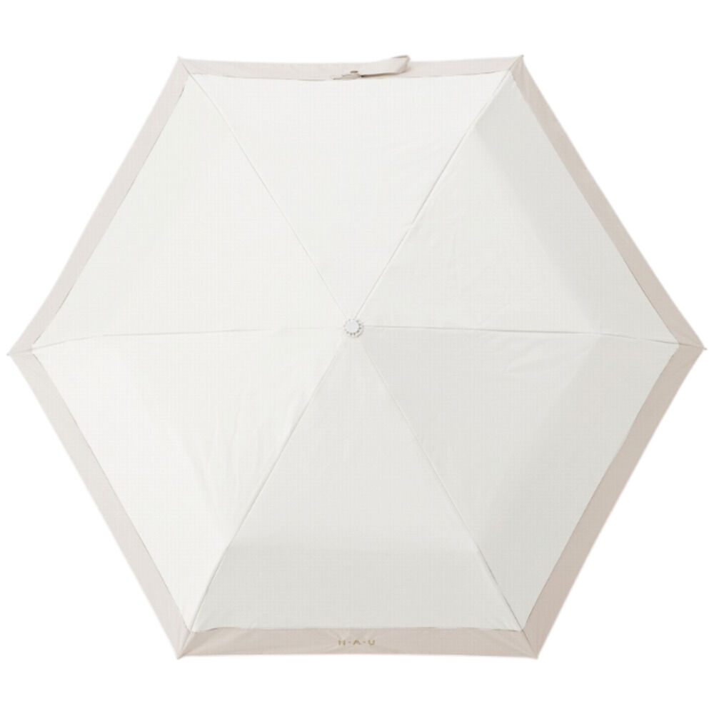 BACKYARD FAMILY「晴雨兼用折りたたみ傘 自動開閉 レディース 55cm 通販 折り畳み傘 自動開閉折りたたみ傘」|傘|ホワイト1