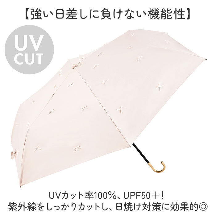 BACKYARD FAMILY「because 折りたたみ傘 晴雨兼用 ビコーズ 通販 B-095722 日傘 折りたたみ」|傘|