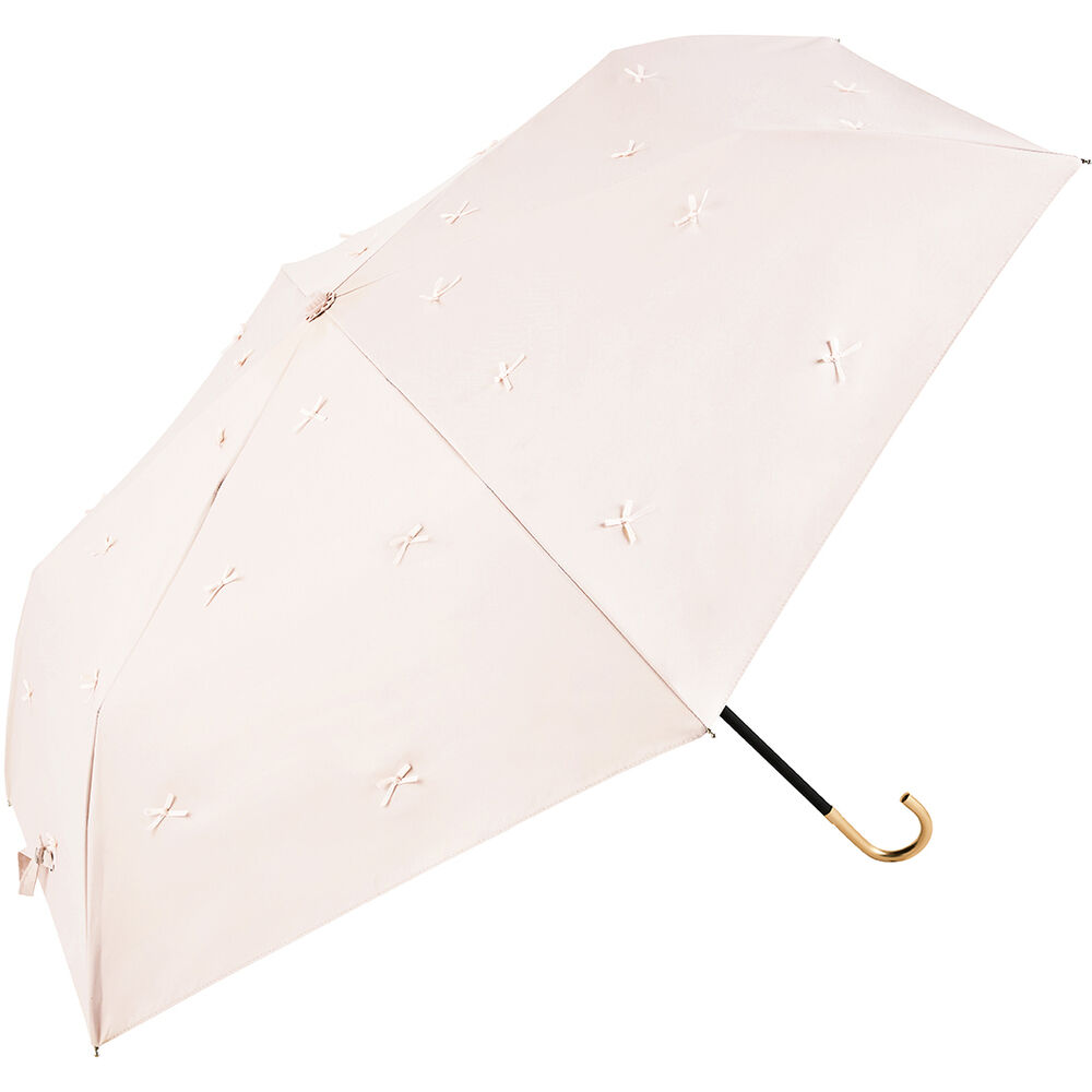 BACKYARD FAMILY「because 折りたたみ傘 晴雨兼用 ビコーズ 通販 B-095722 日傘 折りたたみ」|傘|ピンク1